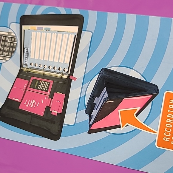 Plan Ahead Purple and Black Aviator Binder - Picture 2 of 7